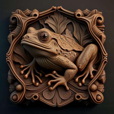 3D model frog (STL)